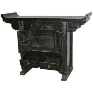 Oriental Furniture Altar 2 Drawer Cabinet