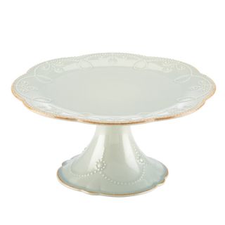 Lenox French Perle Medium White Cake Pedestal Plate