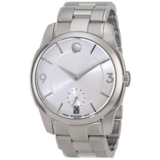 Movado Mens Lx Stainless Steel Watch   16155493  