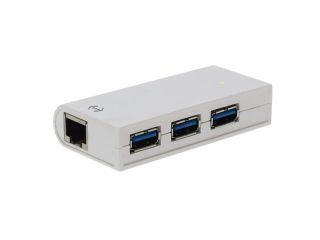 SEDNA  USB 3.0 3 Port Hub with Gigabit Ethernet Adapter ( Bus Powered )