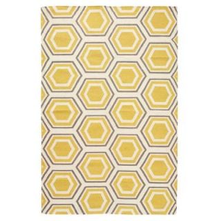 Home Decorators Collection Castleberry Gold/Grey 9 ft. x 13 ft. Area Rug 0788750510