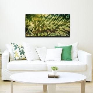 Alexis Bueno Greens Oversized Canvas Wall Art