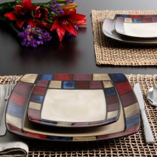 Gibson Soho Lounge Mosaic 16 Piece Dinnerware Set