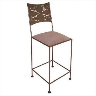 Grace Collection Wheat 30 Bar Stool with Cushion