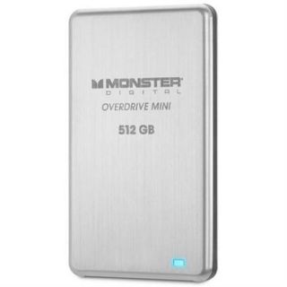 Monster Digital 512 Gb Solid State Drive   250 Mbps Maximum Read Transfer Rate   150 Mbps Maximum Write Transfer Rate (ssdom 0512 a)
