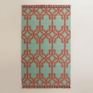 Red and Blue Alonso Indoor Outdoor Rug