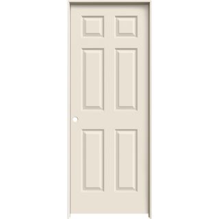 ReliaBilt (Primed) Prehung Hollow Core 6 Panel Interior Door (Common 36 in x 80 in; Actual 37.563 in x 81.688 in)