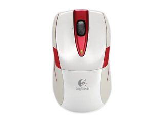 Logitech Wireless Mouse M525 910 002700 White/Red Tilt Wheel USB RF Wireless Optical Mouse
