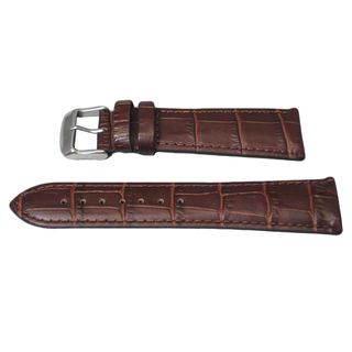 Hadley Roma Alligator Grain Brown Genuine Leather Watch Strap
