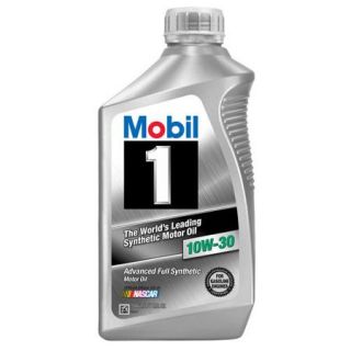 Mobil 1 10W 30 Full Synthetic Motor Oil, 1 qt.