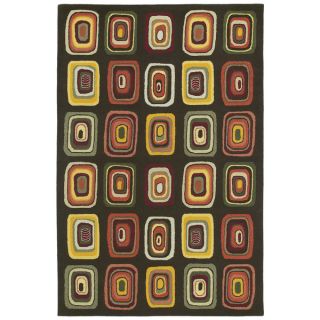Moods Charcoal Kara Geometric Wool Rug (8 x 10)