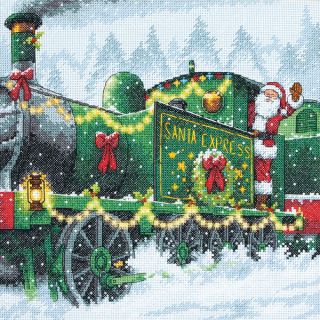 Holiday Harmony Tree Skirt Counted Cross Stitch Kit45in Round 11 Count