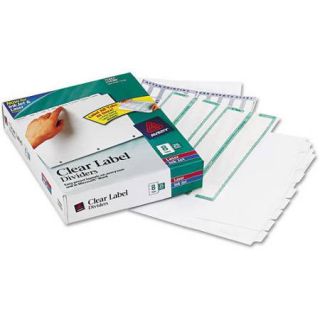 Avery Index Maker Clear Label Dividers