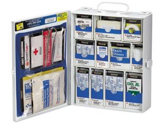 Medium First Aid Kit, 136 Pieces, Osha Compliant, Metal Case