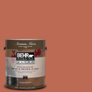 BEHR Premium Plus Ultra Home Decorators Collection 1 gal. #HDC FL13 3 Warm Cider Flat/Matte Interior Paint 175301