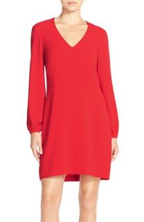 Charles Henry Crepe A Line Dress