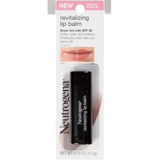 Neutrogena Revitalizing Lip Balm SPF 20, Healthy Blush 20, 0.15 oz