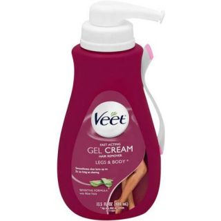Veet Gel Hair Remover Cream, Sensitive Formula, 13.5 Ounce