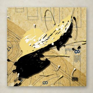 Beige Floppy by Roderick Stevens Painting Print on Wrapped Canvas by
