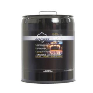Foundation Armor AR500 Ultra Low VOC 5 gal. Clear Wet Look High Gloss Acrylic Concrete, Aggregate and Paver Sealer AR50050VOC5GAL