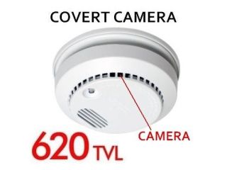Smoke Detector Hidden Camera 620 TVL Day and Night 3.7mm Fixed Pinhole Lens, Working Smoke Detector