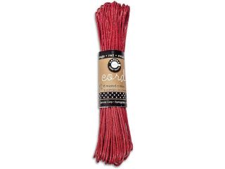 Waxed Cotton Cord 45 Feet/Pkg Red