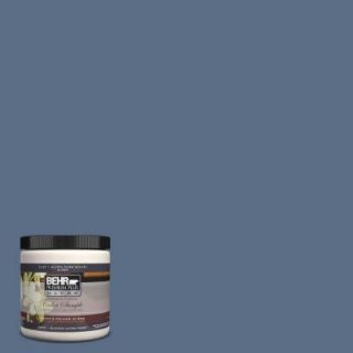 BEHR Premium Plus Ultra 8 oz. #ECC 57 3 Always Indigo Interior/Exterior Paint Sample ECC 57 3U