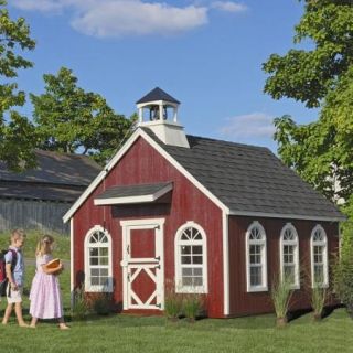Little Cottage 8 x 8 Stratford Schoolhouse Wood Playhouse