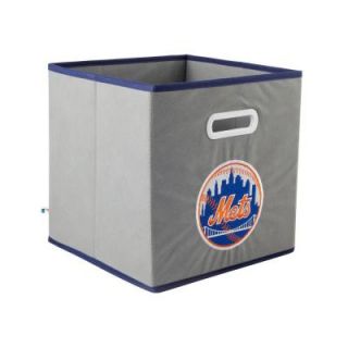 MyOwnersBox MLB STOREITS New York Mets 10 1/2 in. x 10 1/2 in. x 11 in. Grey Fabric Storage Drawer 11200NYM