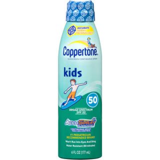 Coppertone Kids Continuous Spray Sunscreen, SPF 50, 6 fl oz