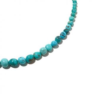Jay King Campitos Turquoise Bead Sterling Silver 18" Necklace   8045563