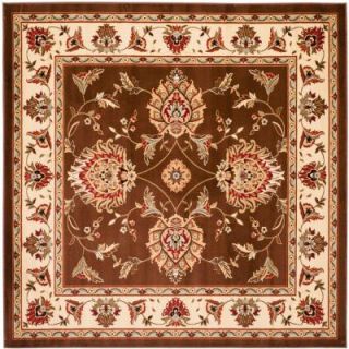 Safavieh Lyndhurst Brown/Ivory 6 ft. 7 in. x 6 ft. 7 in. Square Area Rug LNH555 2512 7SQ