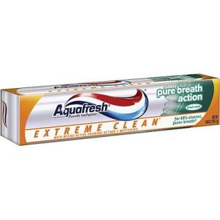 Aquafresh Extreme Clean Pure Breath Action Fresh Mint Toothpaste, 5.6 oz