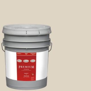 Glidden Premium 5 gal. #HDGWN28U Pillar Beige Flat Latex Interior Paint with Primer HDGWN28UP 05F