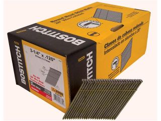 Bostitch Stanley S12D FH 2,000 Count 12d Smooth Shank Wire Collated Stick Framing Nails