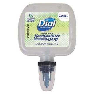 Dial Professional Foaming Hand Sanitizer, 1.2 L Refill, Fragrance Free