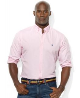 Polo Ralph Lauren Big and Tall Shirt, Classic Fit Long Sleeve Sueded
