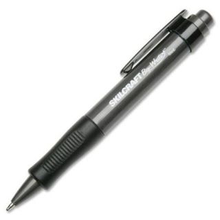 Skilcraft Retractable Wide Body Ballpoint Pen   Black Ink   Black Barrel   12 / Box (NSN4244876)