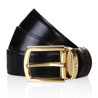 Montblanc Classic Line Mens Reversible Leather Belt   17809077