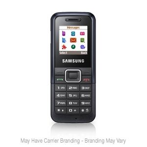 Samsung E1075L Unlocked GSM Cell Phone   GSM Dual Band 850/1900, FM Radio, predictive Text, Black