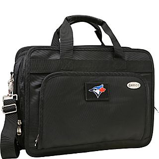 Denco Sports Luggage MLB Toronto Blue jays 16 Black  Expandable  Briefcase