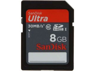 SanDisk Ultra 8 GB Secure Digital High Capacity (SDHC)   1 Card