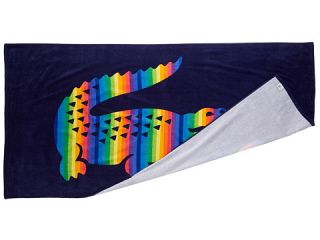 Lacoste Rainbow Beach Towel Blue