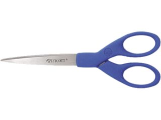 Westcott Student Scissors, 7" Length, 2 1/2" Cut