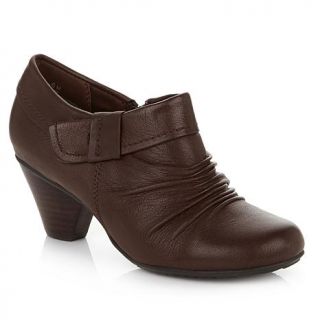 PureSole™ "Rachel" Leather Ruched Bootie   7771170