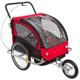 2 in 1 Bicycle Trailer & Stroller with Brakes