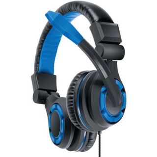 dreamGEAR GRX 340 Advanced Wired Gaming Headset for Xbox One, Playstation 4, Xbox 360, Wii U, Smartphones, Tablets and Other Audio Devices   PlayStation 4 (Blue)
