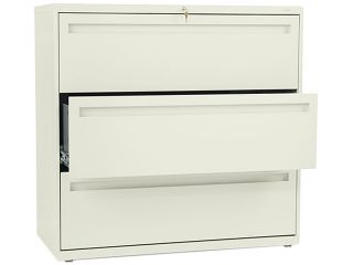 HON 793LL 700 Series Three Drawer Lateral File, 42w x 19 1/4d, Putty