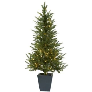 54 Green Artificial Christmas Tree with 150 Clear Lights