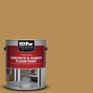 BEHR Premium 1 Gal. #PFC 30 Clay Terrace 1 Part Epoxy Concrete and Garage Floor Paint 93001